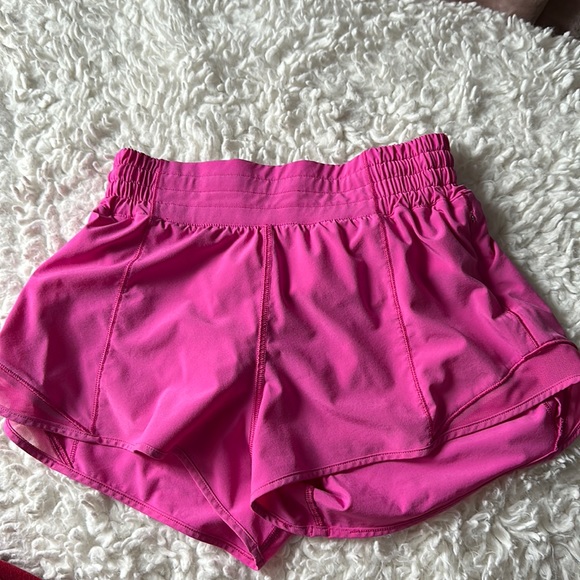 lululemon athletica Pants - Sonic pink lululemon hotty hots